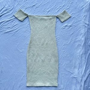 Fashion nova body con white dress (XS)🤍